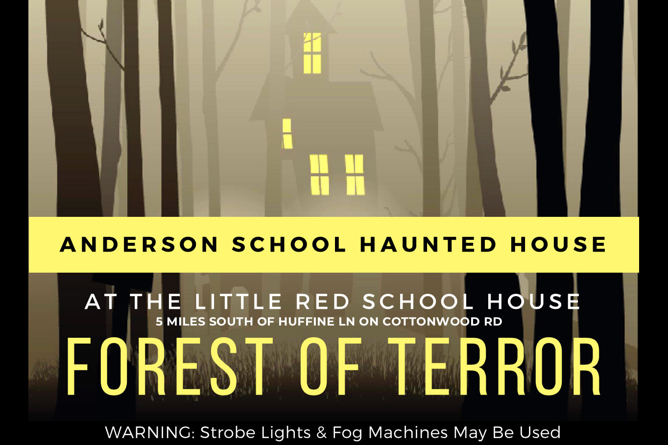 Anderson Haunted House Forest of Terror Anderson Red...